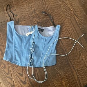 Blue Jean corset